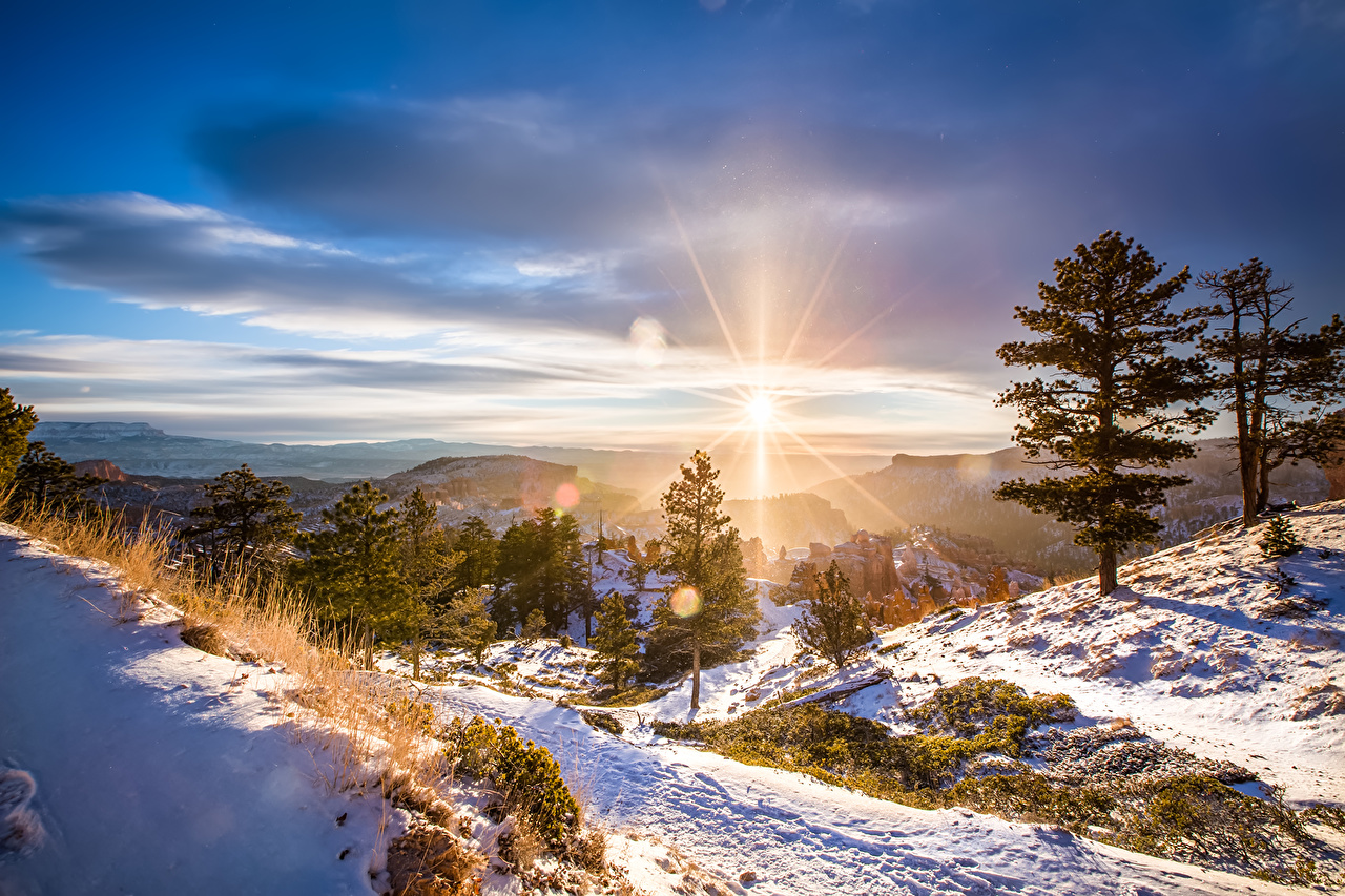 ConociendoAFirebred - ¿cuál estación del año prefieres? Winter_Scenery_Sky_Snow_467819