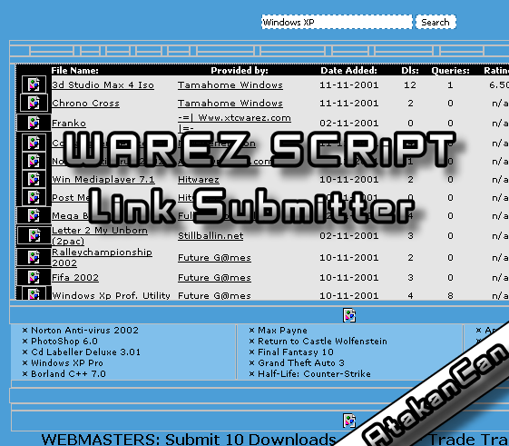 تحميل سكربت الوارز الرهيب كامل ومنزوع Submissions.com WAREZ script Hdygtm99