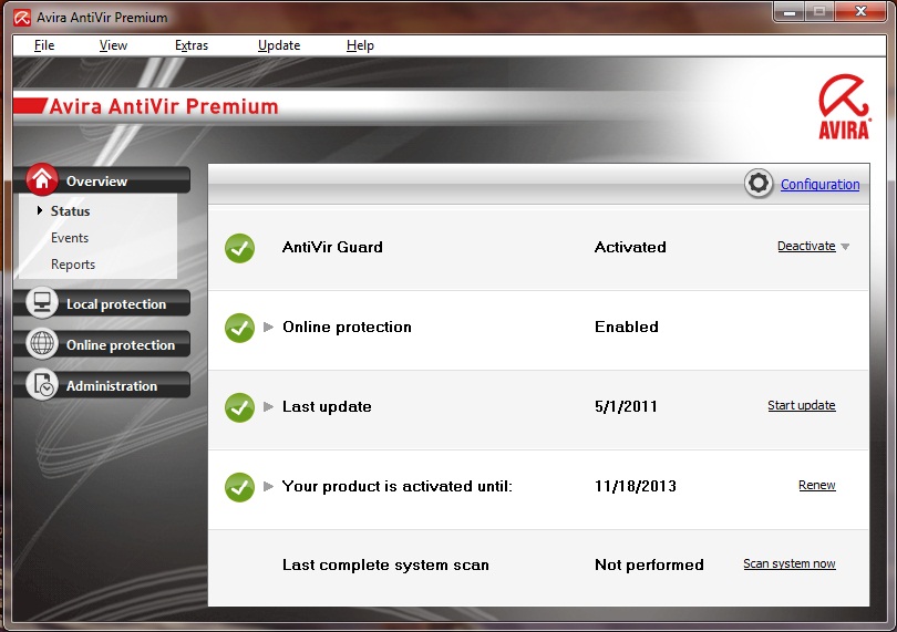 العملاق الالماني Avira AntiVir Premium 2011 V 10.0.680 + التفعيل 2013 Avi7