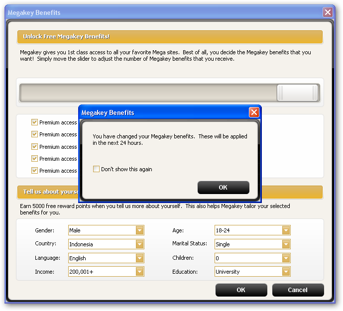 Megakey benefits: Megaupload Premium Free FOREVER Sshot53