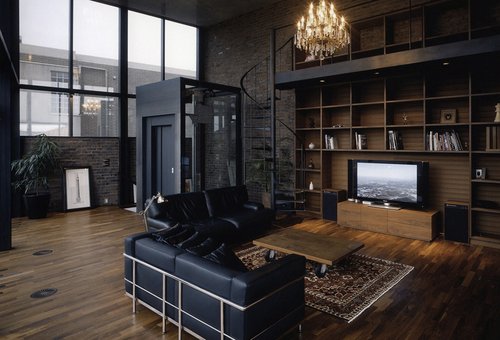 DECOR# - صفحة 3 Apartment-architecture-charming-dark-home-Favim.com-187080