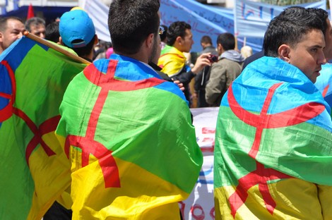 نشطاء يدعون لوضع مخطّط تربوي واضح في تدريس الأمازيغيّة Amazighflag_205350452