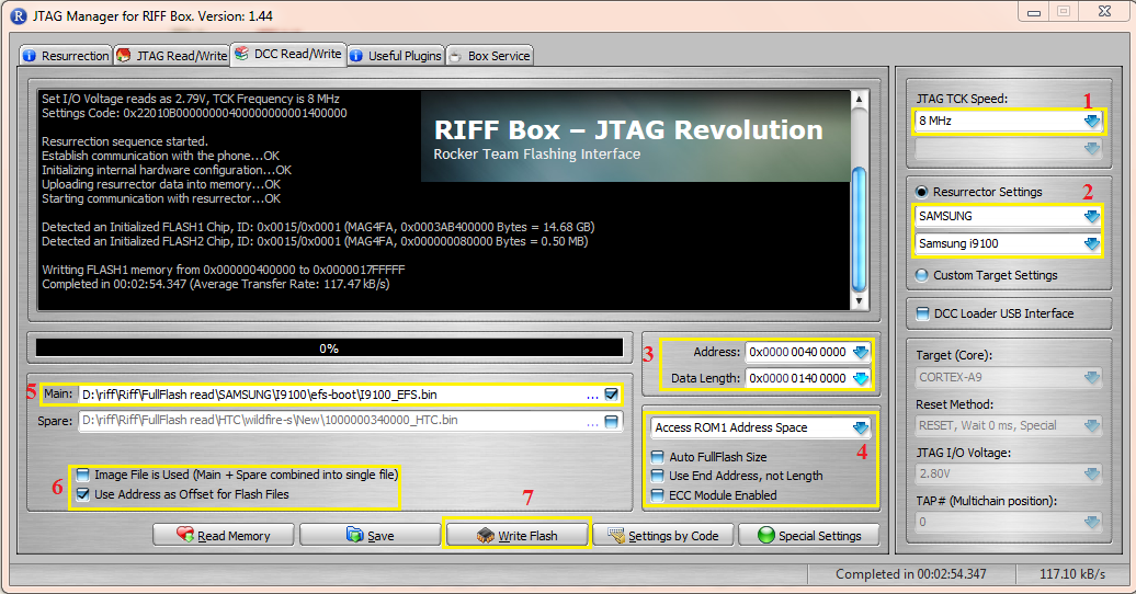 SGH-I9100 Samsung Galaxy SII Write Procedure I9100_efs_dcc