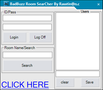 BadBuzz Room SearCher    RoomSEarcher1