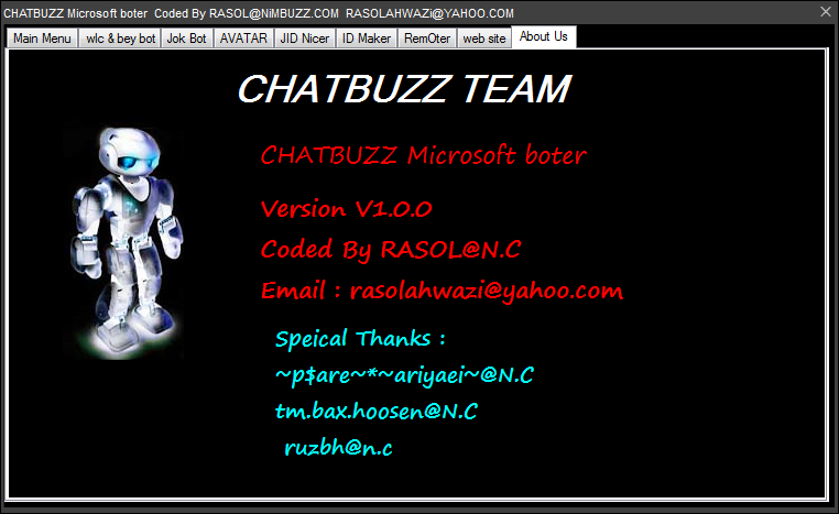 CHATBUZZ Microsoft full boter Coded By RASOL@N.C 301