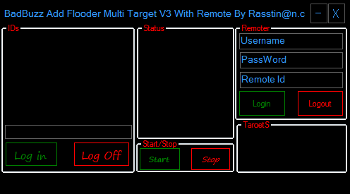 Badbuzz Add Flooder Multi Target V3 With Remote Vpsssss