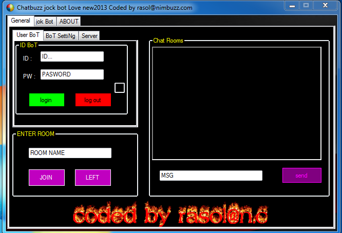 Chatbuzz jok bot love new 2013 Coded By rasol@N.C 54545