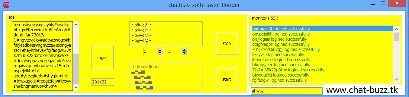 chatbuzz softe super faster flooder t0op Faster