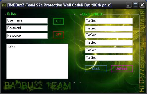 BaDBuzZ-TeaM S2a Protective Wall Abc