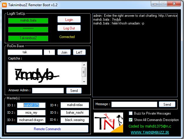 TaknimbuzZ Remoter Boot v1.2 Irana