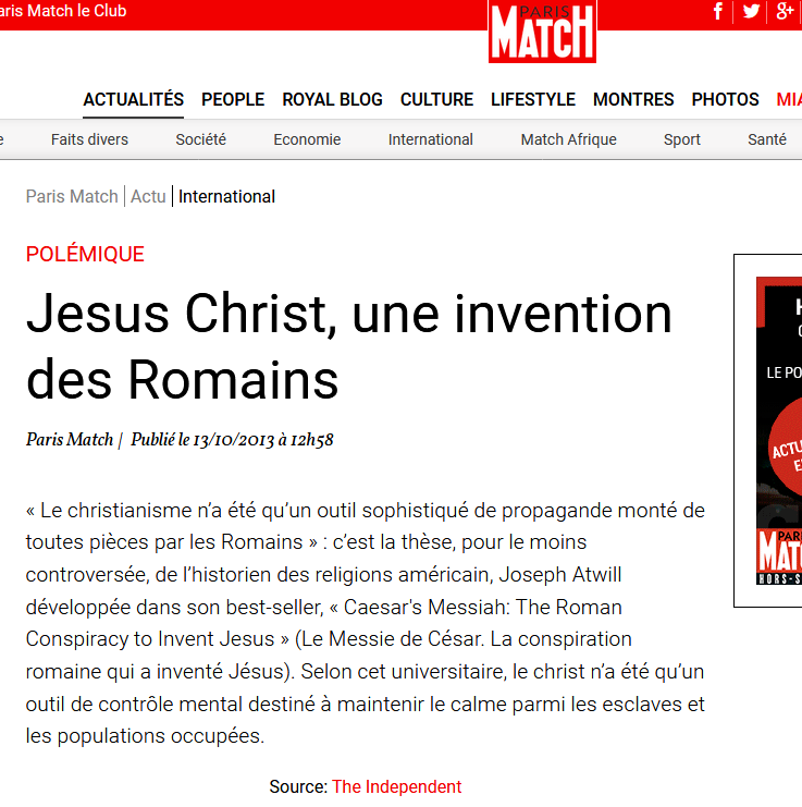  Jésus n’a jamais existé:UN MYTHE Image