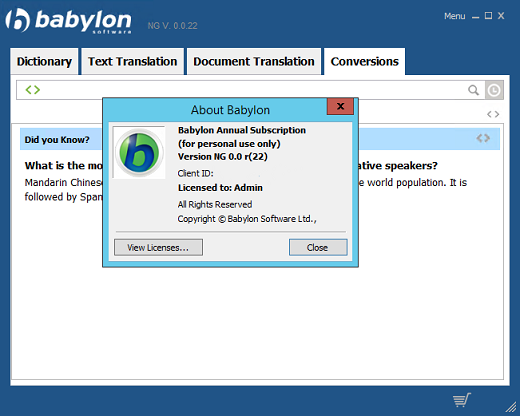 Babylon Pro NG 11.0.0.22 Multilingual 004a5008