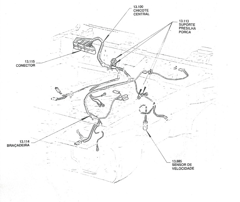 Esquemas elétricos e Vista Explodida Opala Chicote_central_motor