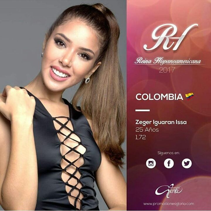 2017 - zeguer iguaran issa, miss colombia hispanoamericana 2017. 22636807_962898810515446_7537889847562731520_n