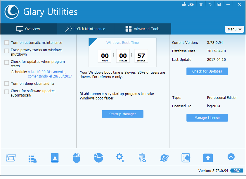 Glary Utilities Pro 5.73.0.94 Multilingual 00007