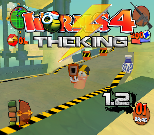 Worms 4 TheKing Mod By TheKingDragonFire [REUPLOAD] W4_The_King_Cover_1_2