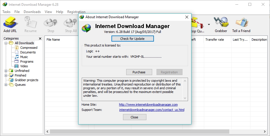 Internet Download Manager 6.28 Build 17 Multilingual Screenshot_20170805_125946