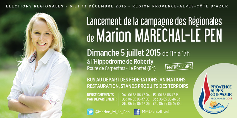 Lancement régional de la campagne de Marion Maréchal Le Pen le 5 juillet à l'Hippodrome de Roberty, route de Carpentras au Pontet (84) Carton_lancement_campagne2