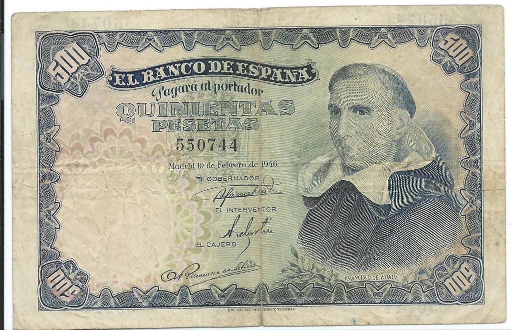 500 pesetas de 1946 Image