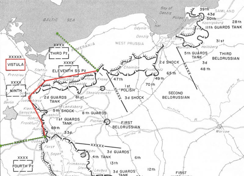 Battle of Seelow Heights and the Fall of Berlin, March-May 1945 Vistula