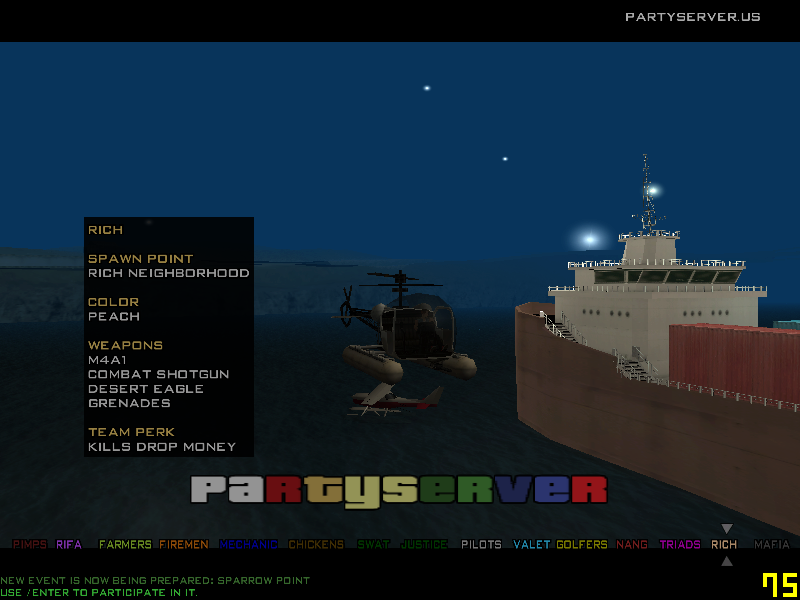 Your PartyServer Photos. Sa_mp_399