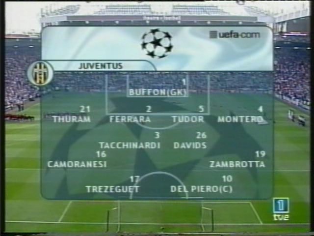 Champions League 2002/2003 - Final - Juventus Vs. AC Milán (1080i/540p/480p) (Castellano-Ucraniano/Español Latino/Castellano) Image