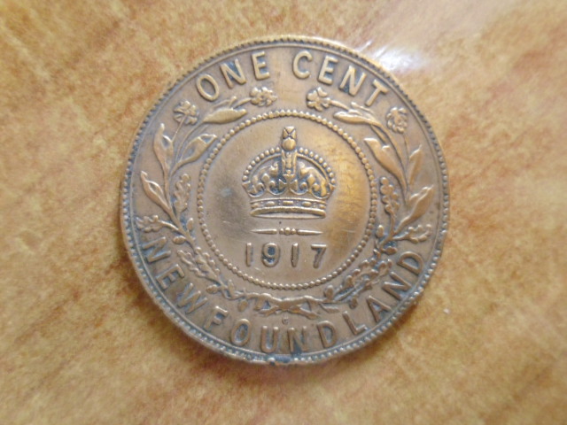 1 cent Newfoundland 1917 Jorge V P1100802