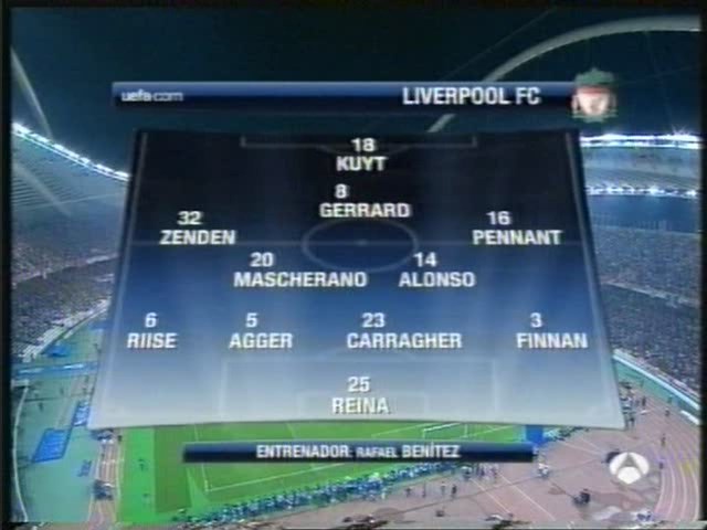 Champions League 2006/2007 - Final - AC Milán Vs. Liverpool (1080i/540p/480p) (Castellano-Alemán/Español Latino/Castellano) Image