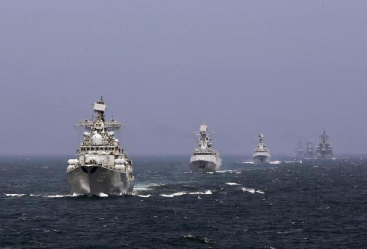 china - Ejercicios conjuntos Navales - China- Rusia - noticias, articulos, acuerdos y lo que resulte! Russia_china_drill