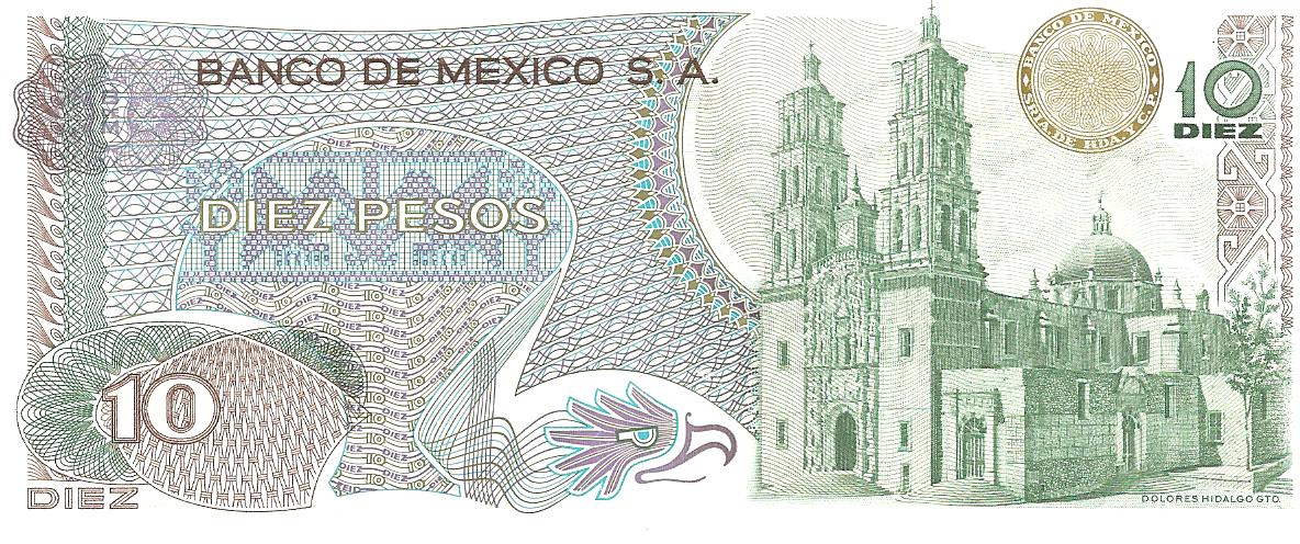 10 peso de México año 1977 Image