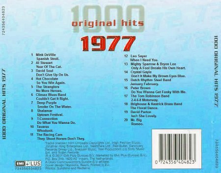 1000 Original Hits 1960-1999  Image