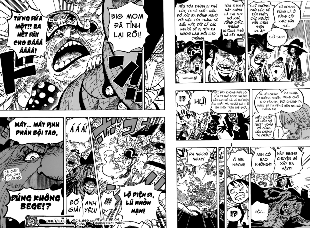 One Piece Chapter 869: Bị bao vây 18-19