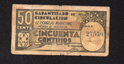 50 céntimos de Manzanares (Ciudad Real) 1937 Manzanares50a