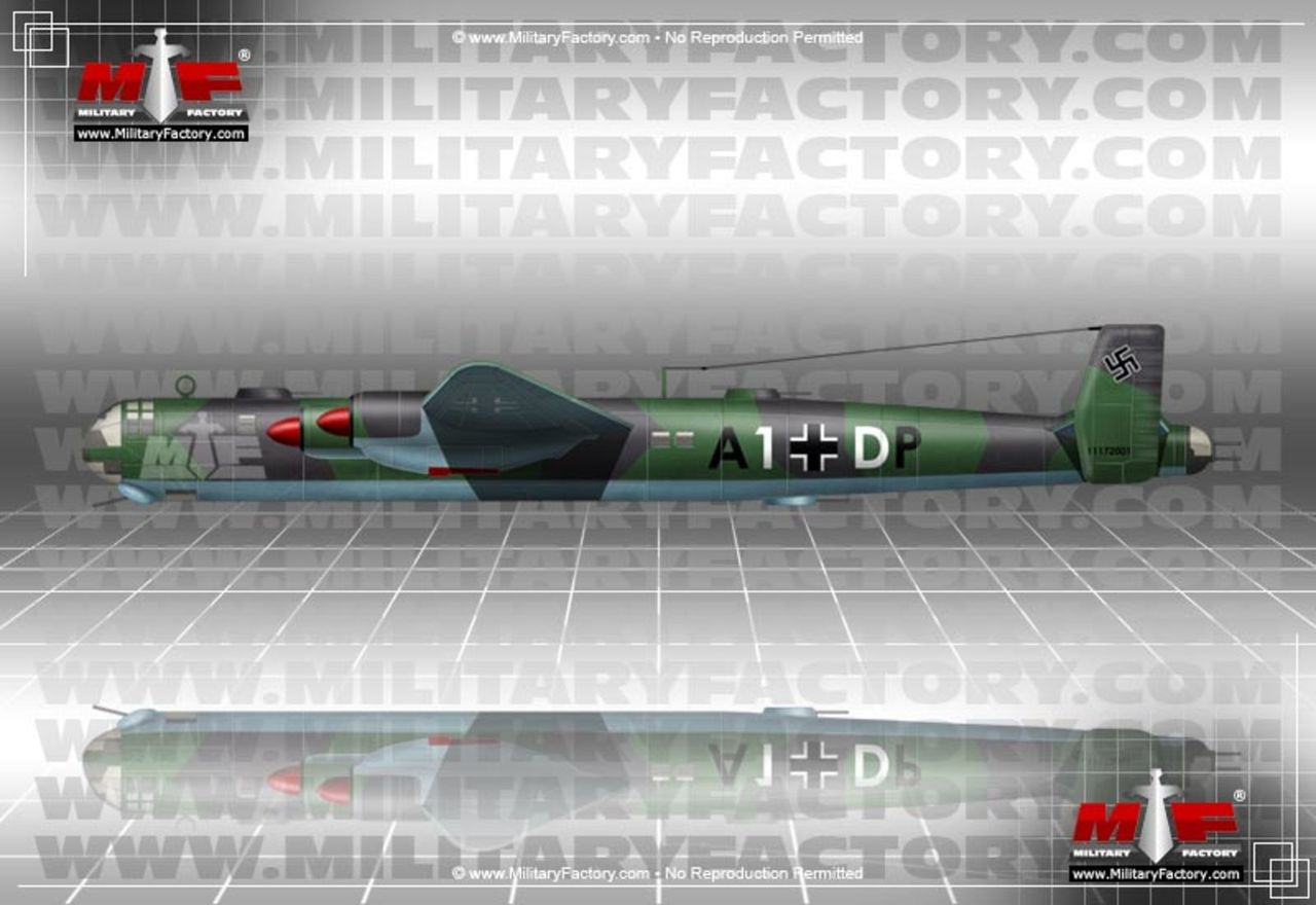 Proyectos secretos de la Luftwaffe Nazi - para los seguidores de modelos operados, documentdos, en dibujos y con armas epseciales  Afocke_wulf_ta400_amerika_bomber_project