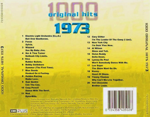 1000 Original Hits 1960-1999  Image