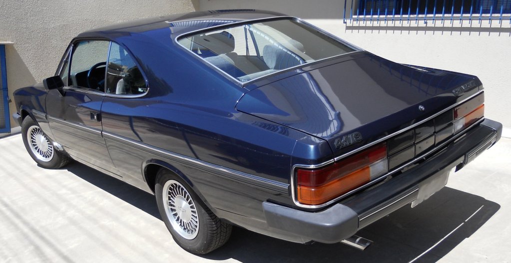 Opala Comodoro SL/E 1988 Coupe Azul_safira