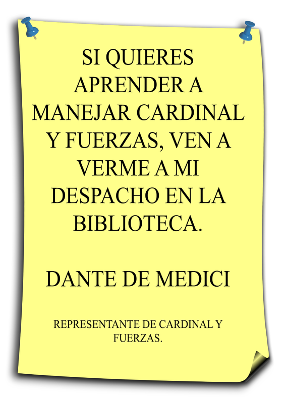 CAPILLA: DESPACHO DE DANTE (BIBLIOTECA) Stickies_359755