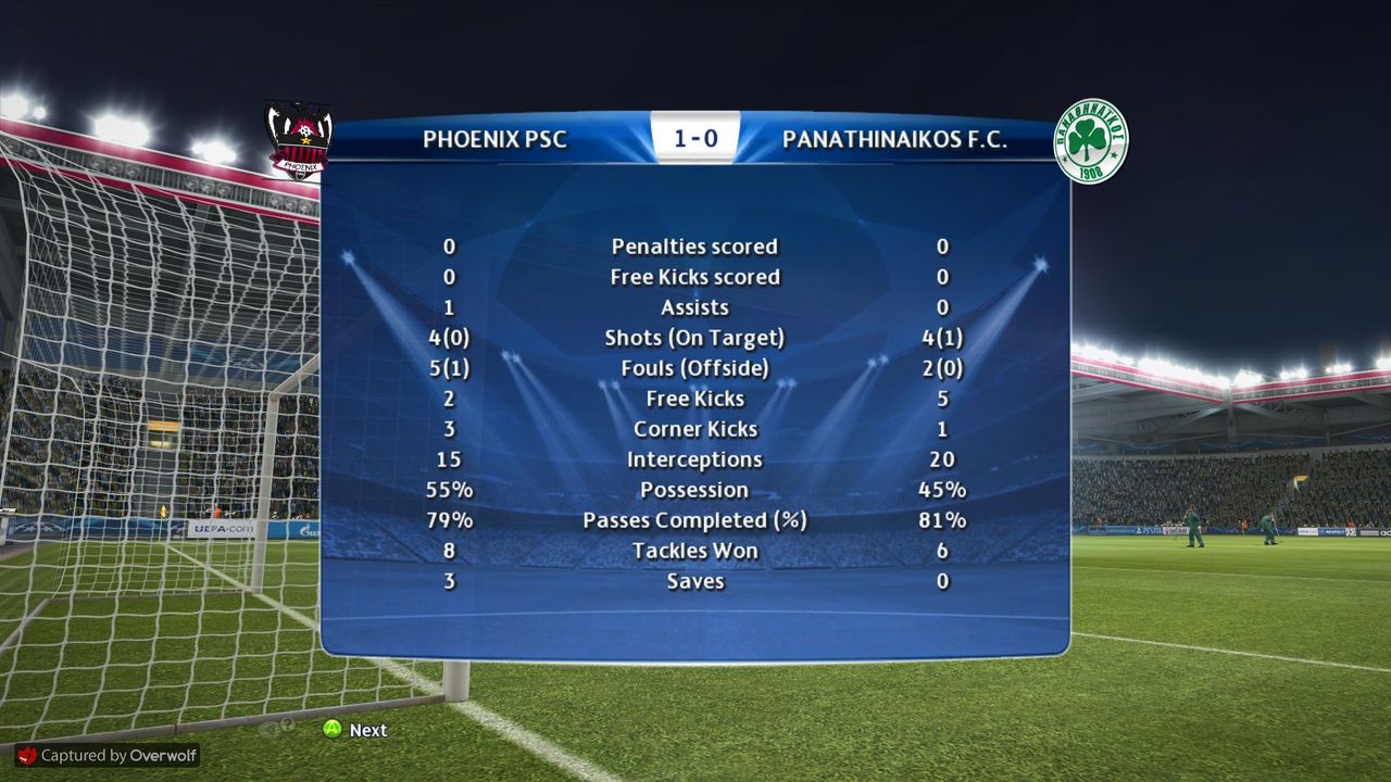 GM30 Fireland Ice Bears - FC Barcelona, GM31 Phoenix PSC - Panathinaikos Pro_Evolution_Soccer_2013_12_28_2014_16_55_17