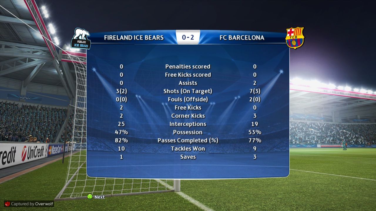 GM30 Fireland Ice Bears - FC Barcelona, GM31 Phoenix PSC - Panathinaikos Pro_Evolution_Soccer_2013_12_28_2014_16_33_48