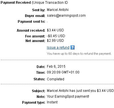 Earningspot - earningspot.com Earningspotpayment