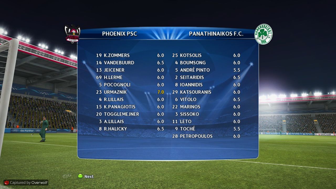 GM30 Fireland Ice Bears - FC Barcelona, GM31 Phoenix PSC - Panathinaikos Pro_Evolution_Soccer_2013_12_28_2014_16_55_22