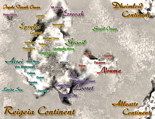 Stories of SHEIDH IV - Oracion Memoirs Reigeia_Map