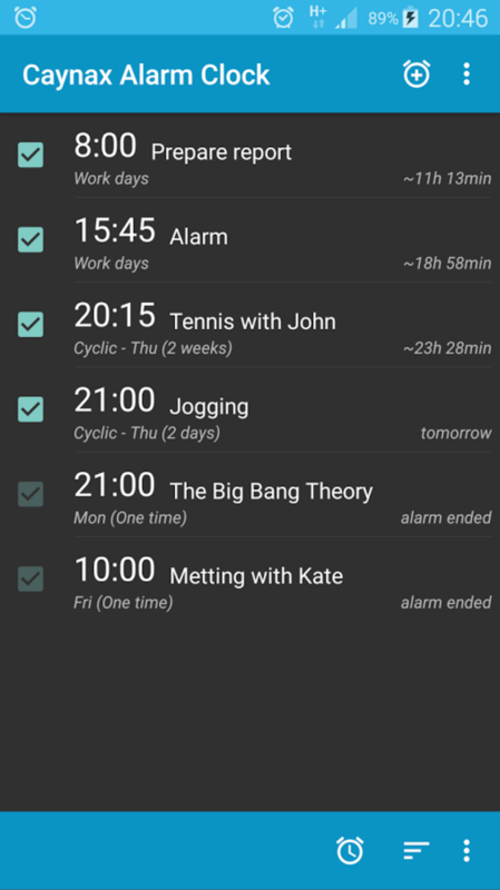 Caynax Alarm Clock PRO v7.9 Image