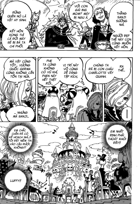 One Piece Chapter 862: Phe sử dụng đầu óc 07z