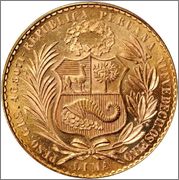 100 Soles de oro 1963 Peru  Image