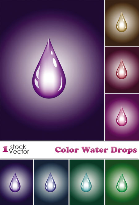 صور Color Water Drops 9b915f7cacbc