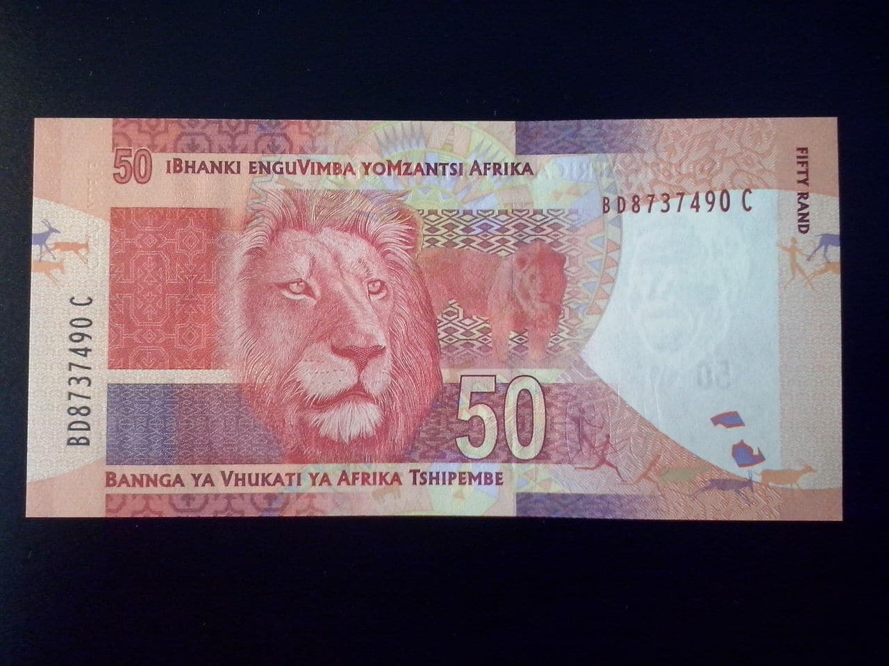 50 Rand Sudáfrica, 2012 CAM00490