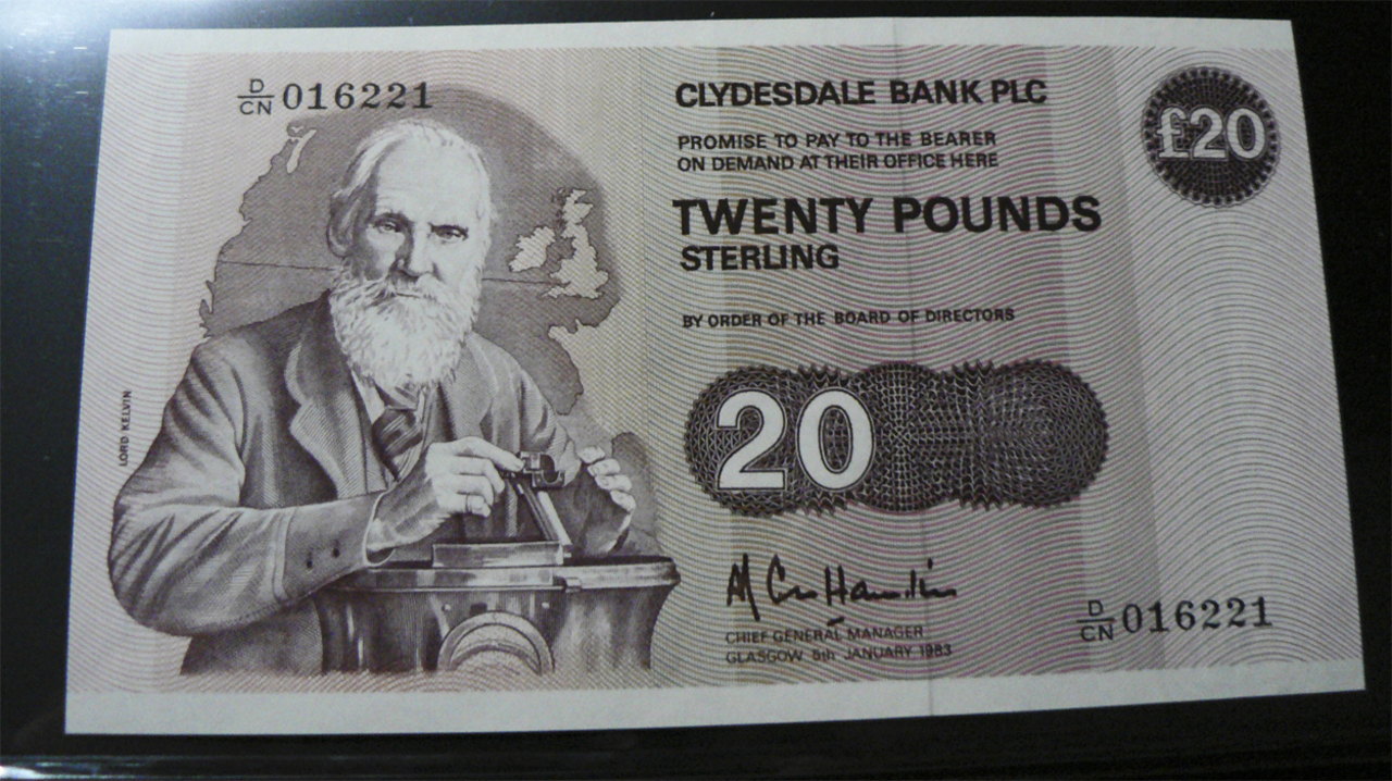 20 Libras Escocia  1983, Clydesdale Bank PLC Sclb215b