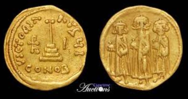  كيف نحدد هذه الدنانير الذهبية المعربة انها خاصة لعبدالملك بن مروان  Image