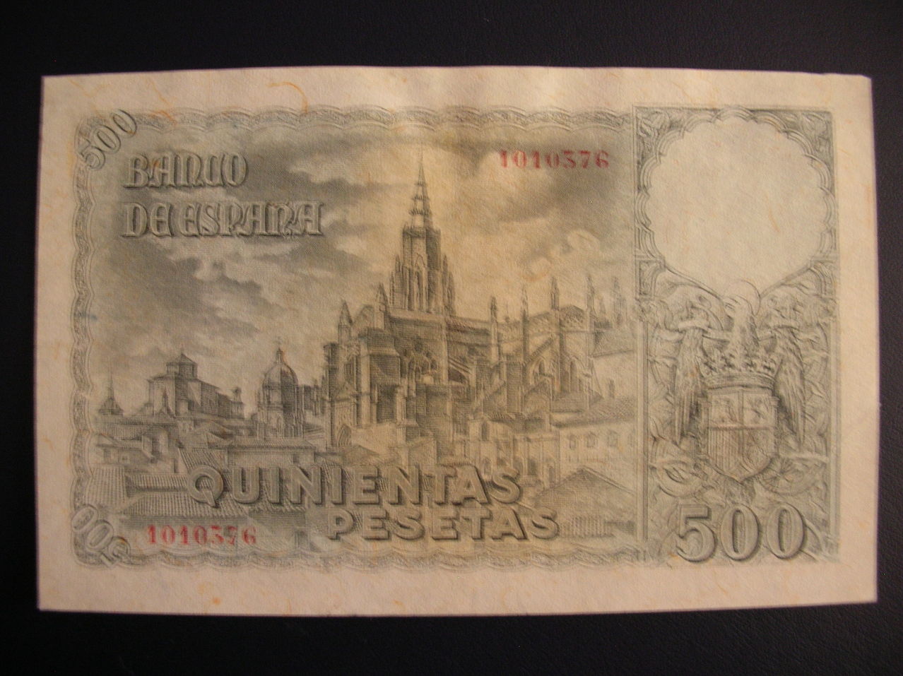 ¿Qué os parece este billete de 500 pesetas de 1940? 500ptas19402r